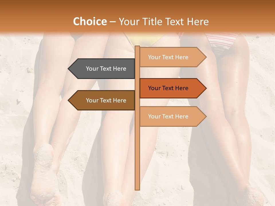 Above Down Feminine PowerPoint Template