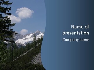 Green Tirol Sunny PowerPoint Template