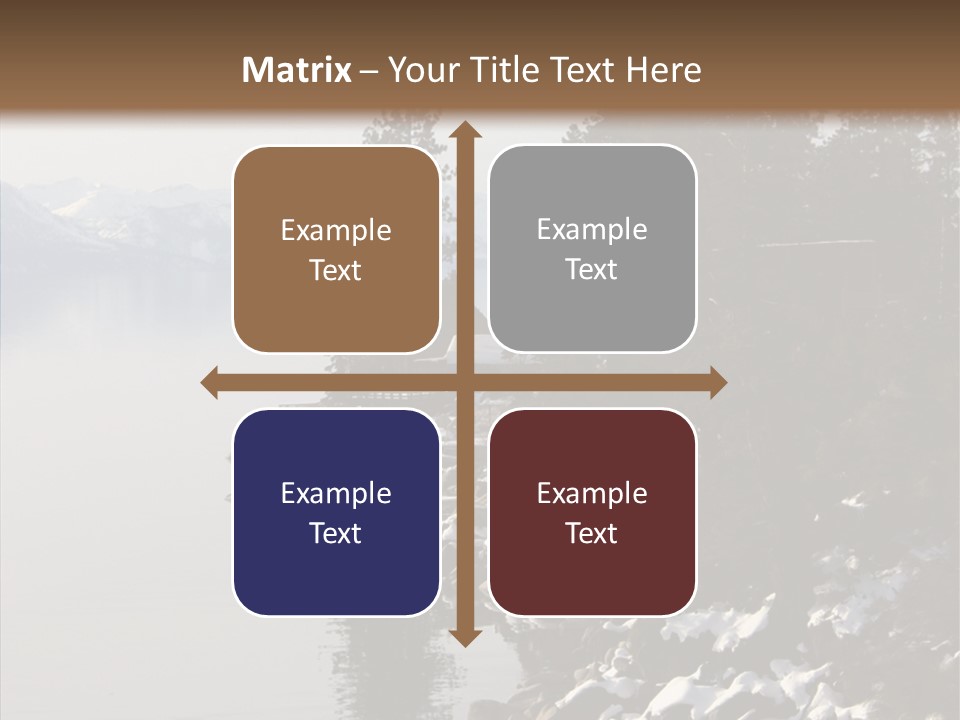 Shore Trail Resort PowerPoint Template