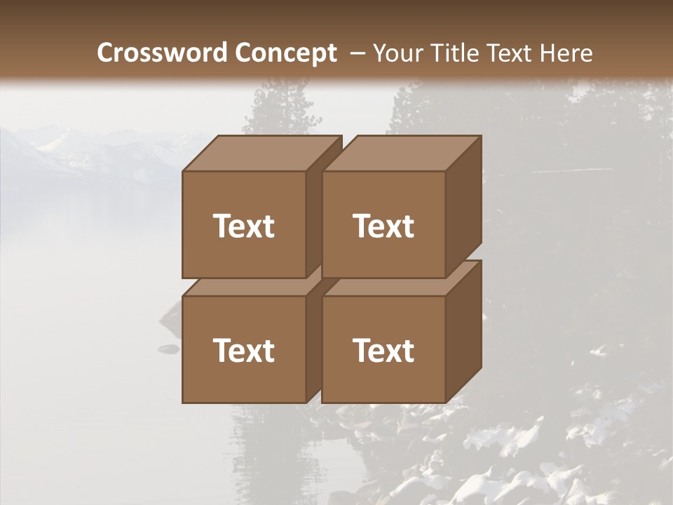 Shore Trail Resort PowerPoint Template