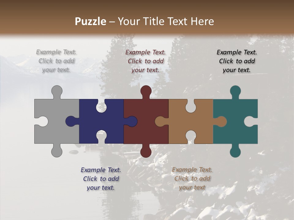 Shore Trail Resort PowerPoint Template