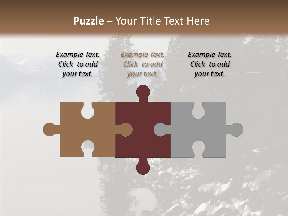 Shore Trail Resort PowerPoint Template