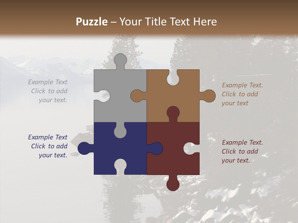 Shore Trail Resort PowerPoint Template