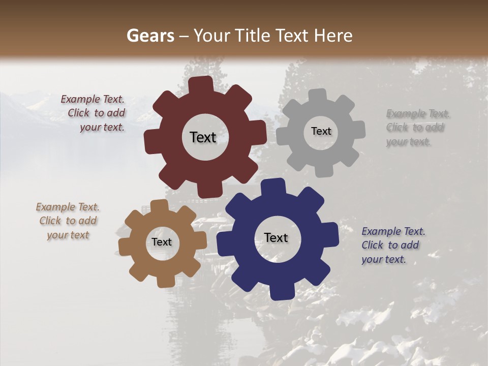 Shore Trail Resort PowerPoint Template