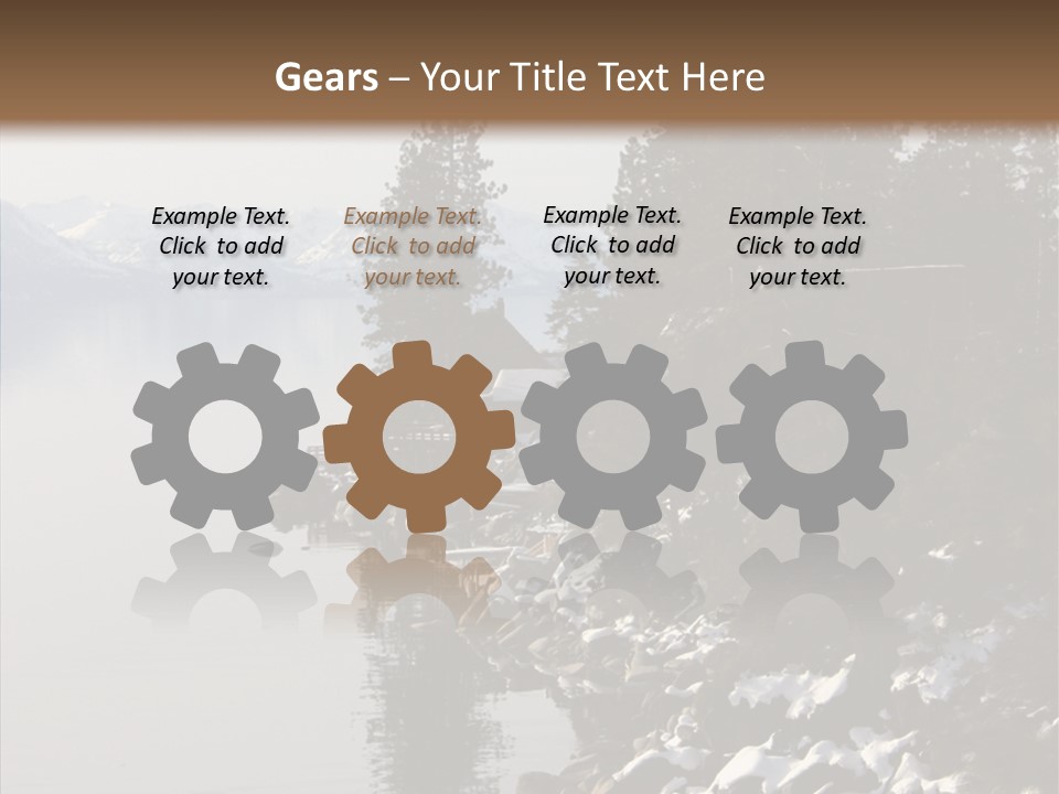 Shore Trail Resort PowerPoint Template