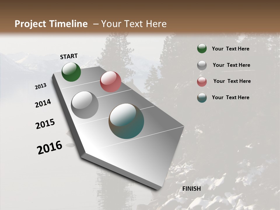 Shore Trail Resort PowerPoint Template