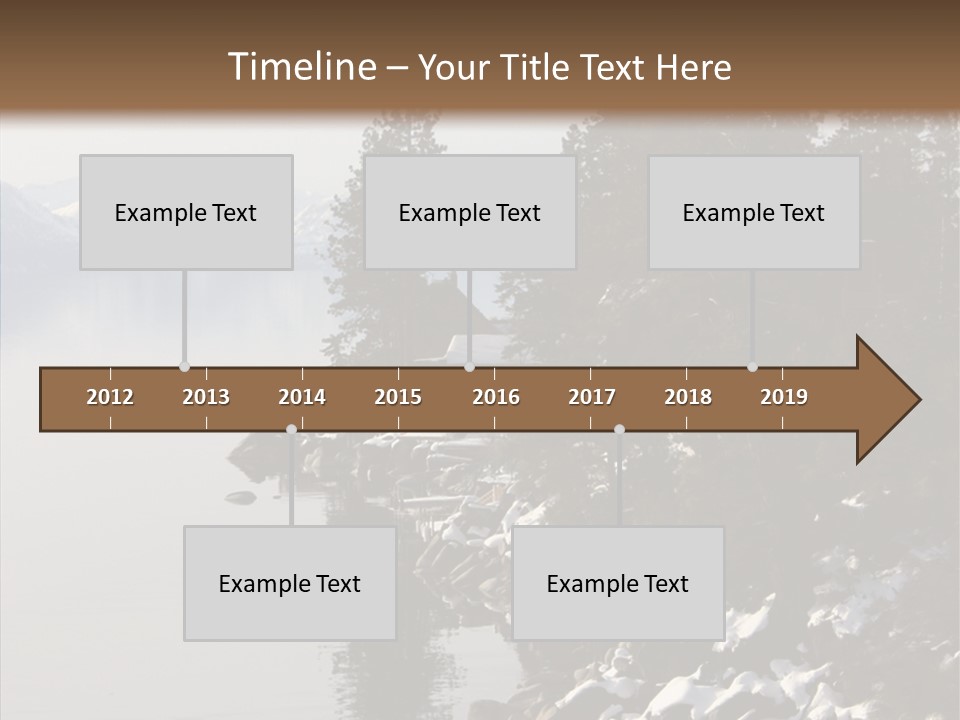 Shore Trail Resort PowerPoint Template