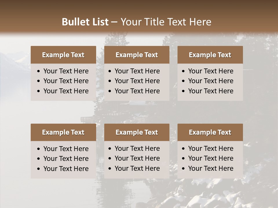 Shore Trail Resort PowerPoint Template