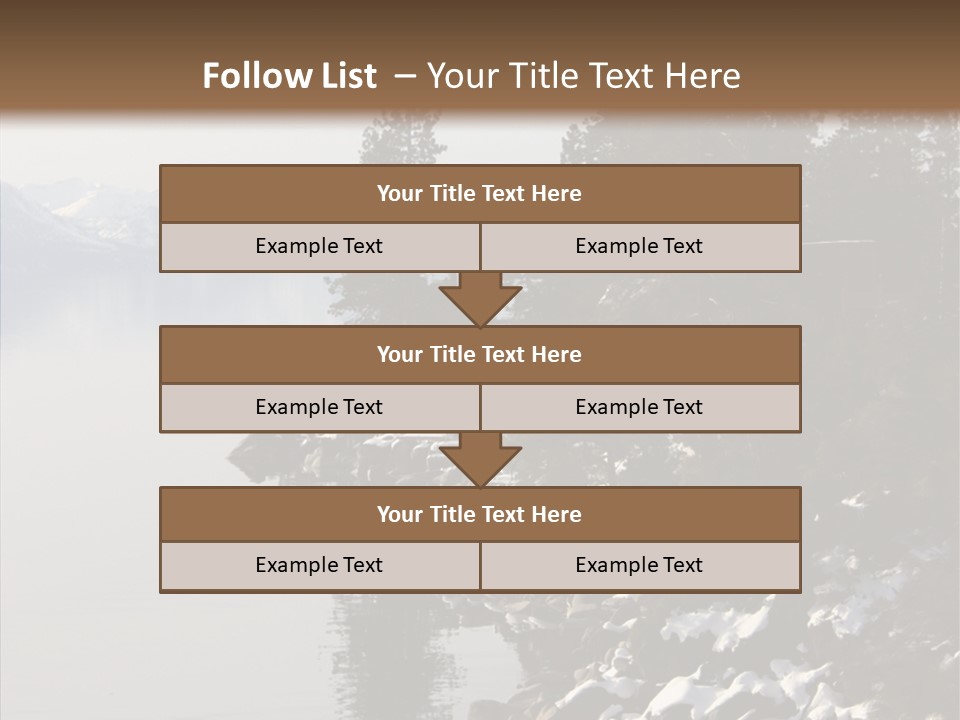 Shore Trail Resort PowerPoint Template