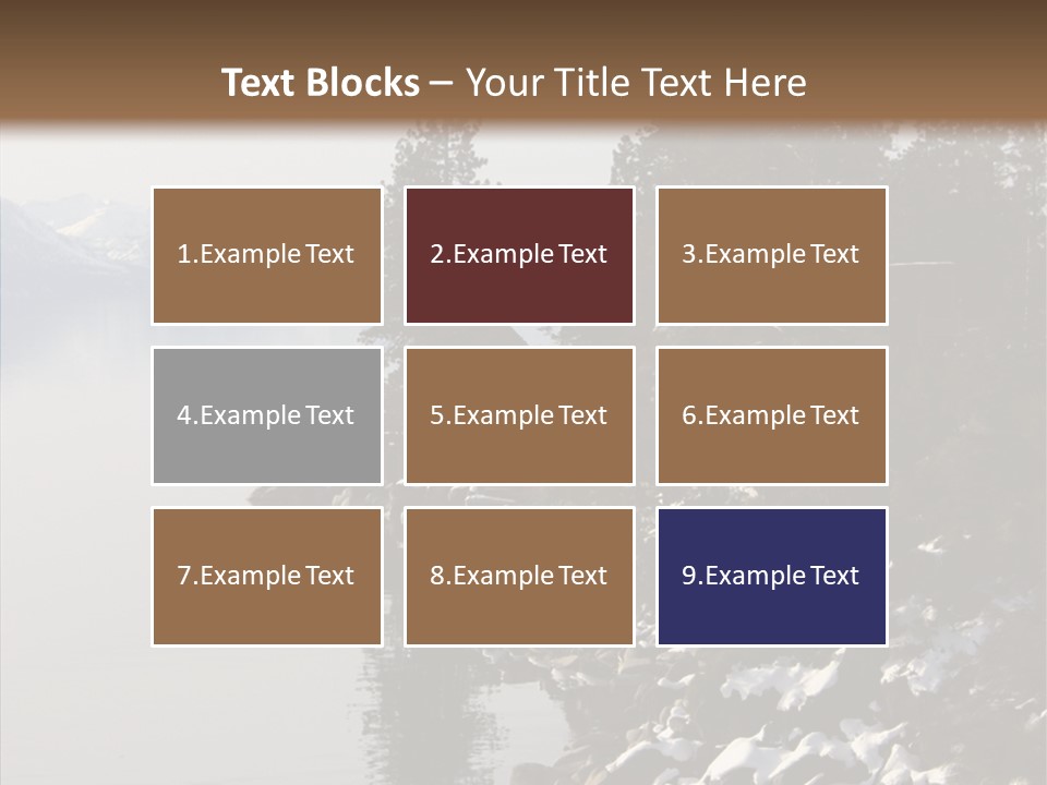 Shore Trail Resort PowerPoint Template