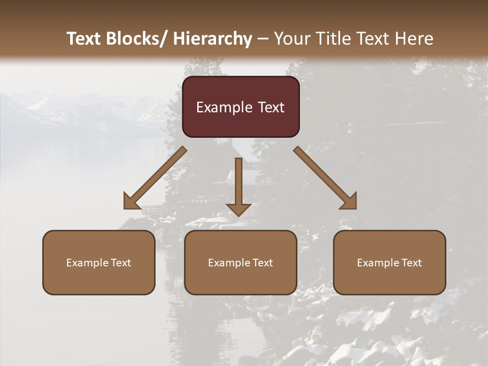 Shore Trail Resort PowerPoint Template