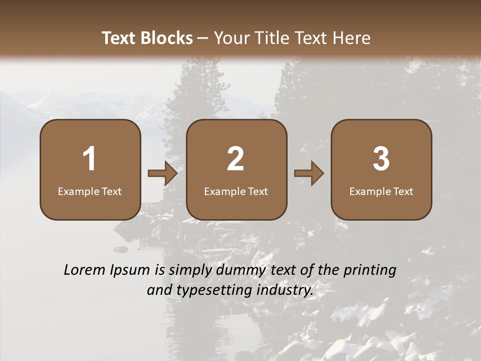 Shore Trail Resort PowerPoint Template