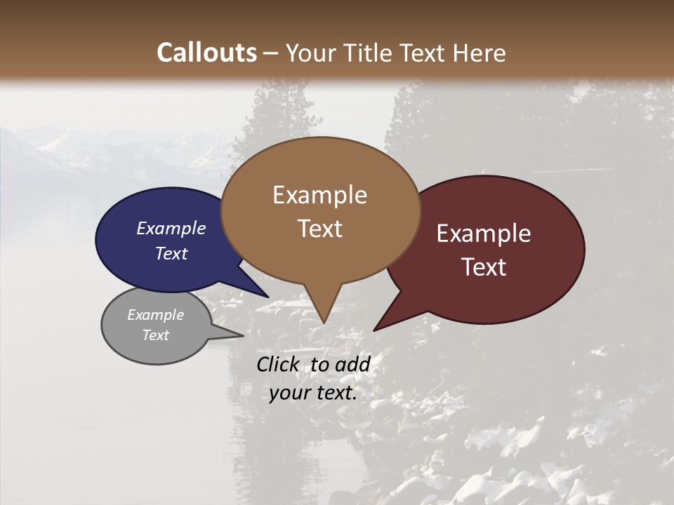Shore Trail Resort PowerPoint Template