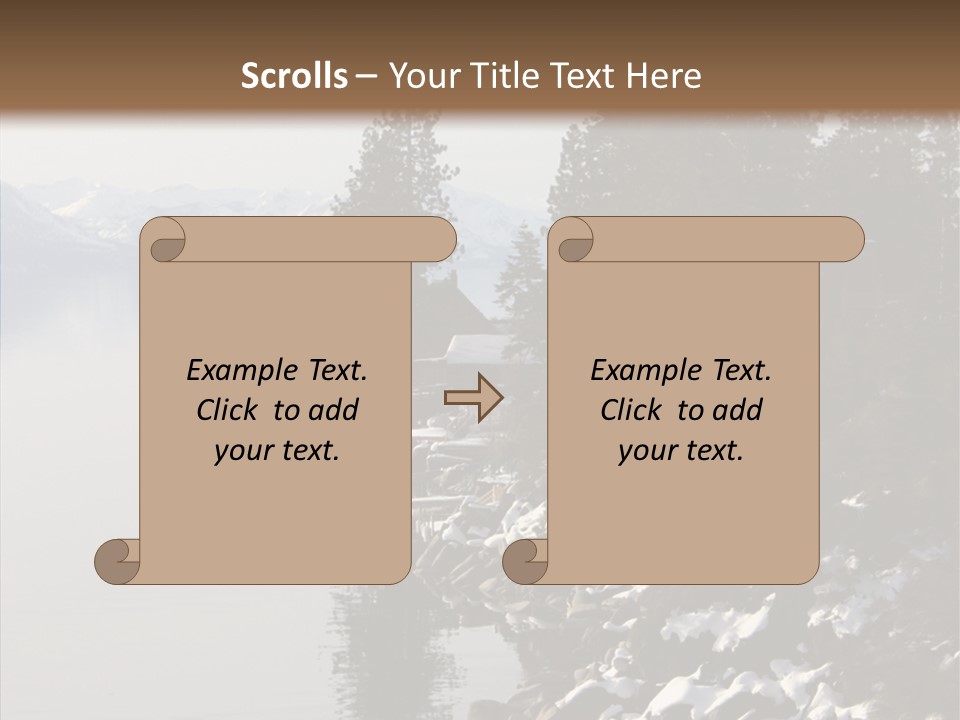 Shore Trail Resort PowerPoint Template