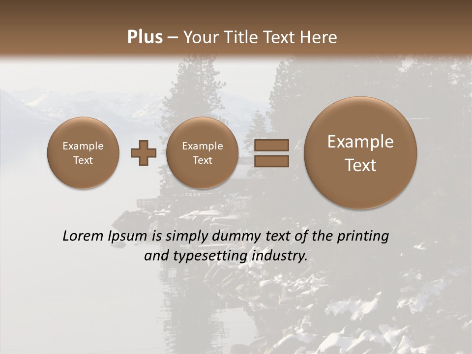 Shore Trail Resort PowerPoint Template