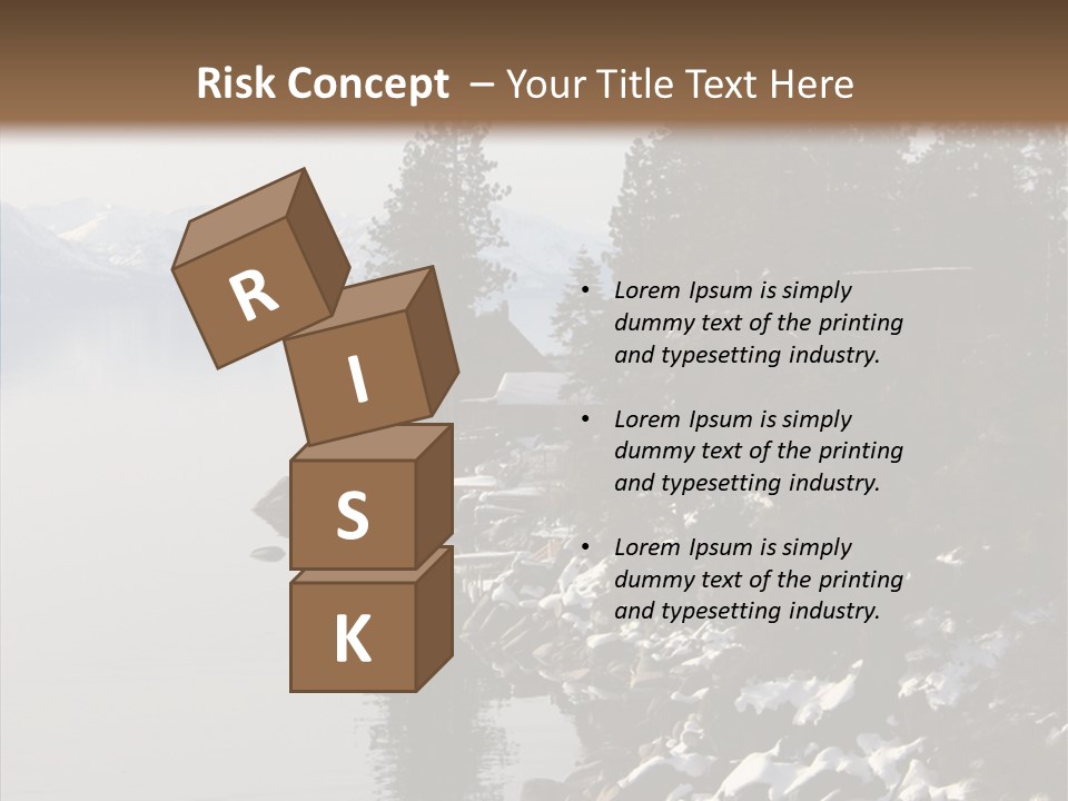 Shore Trail Resort PowerPoint Template