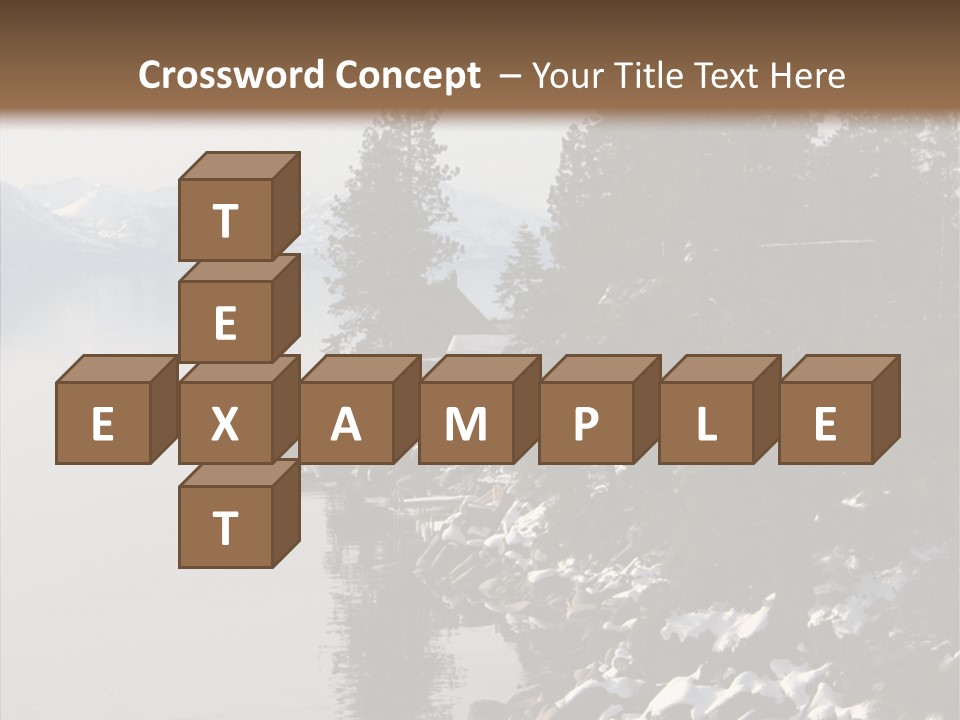 Shore Trail Resort PowerPoint Template