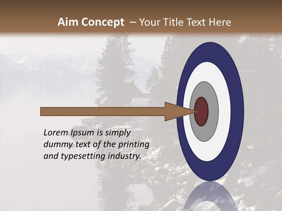 Shore Trail Resort PowerPoint Template