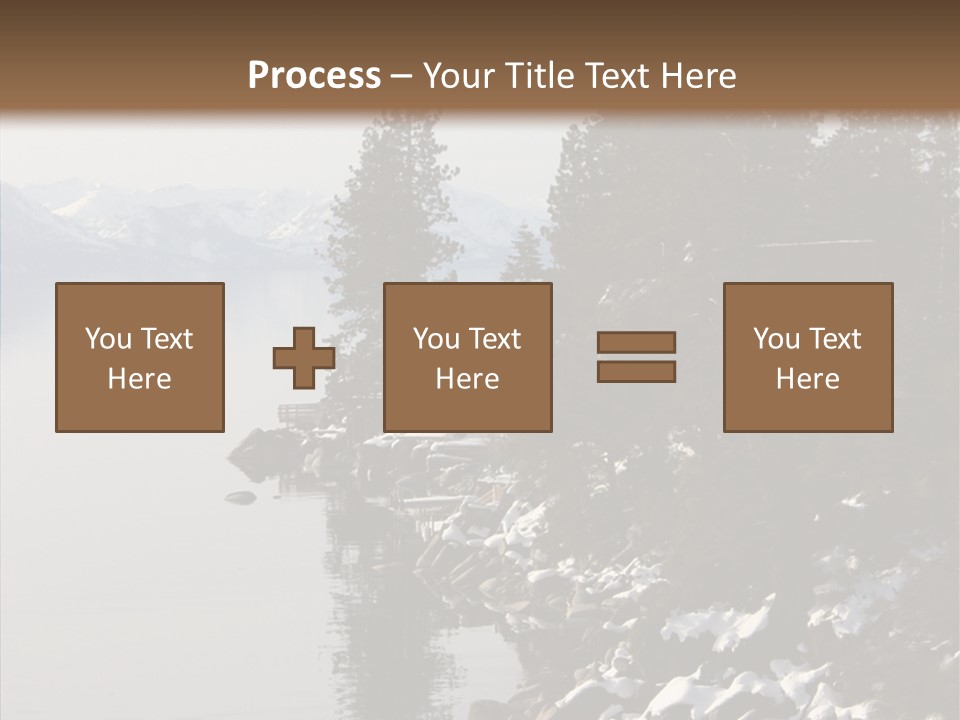 Shore Trail Resort PowerPoint Template