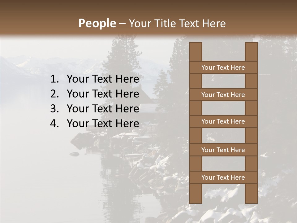 Shore Trail Resort PowerPoint Template