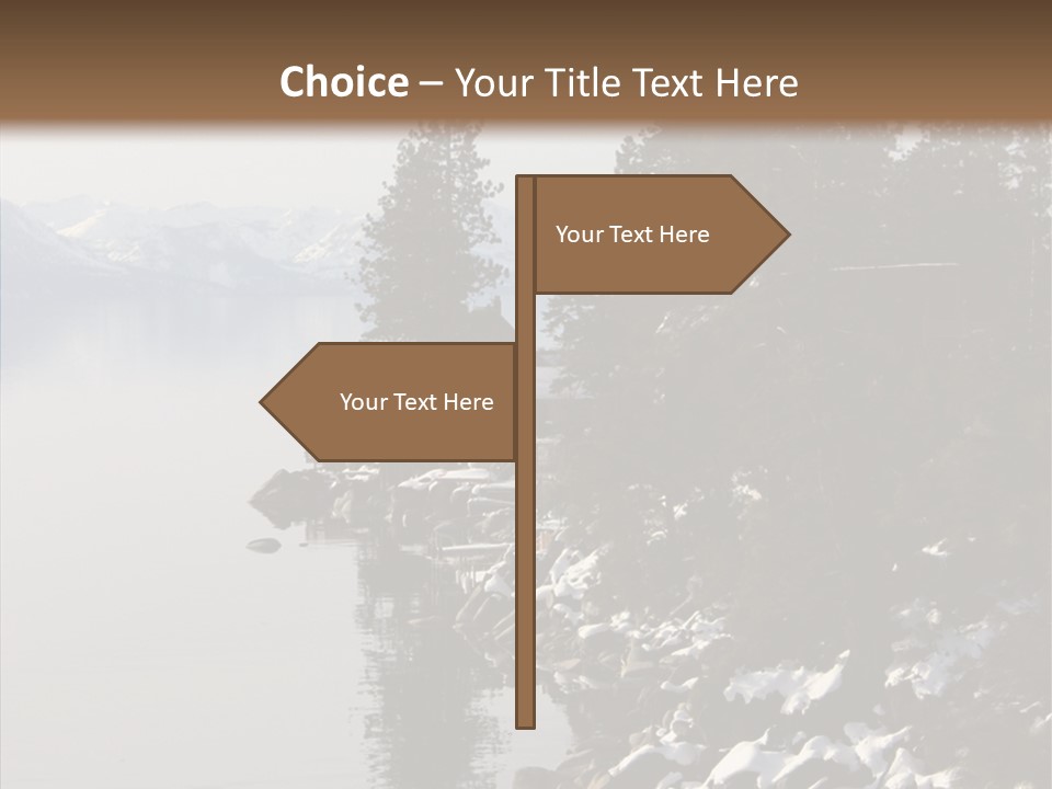 Shore Trail Resort PowerPoint Template