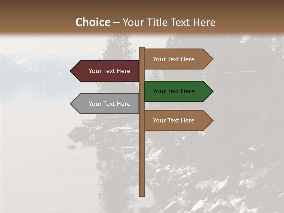 Shore Trail Resort PowerPoint Template