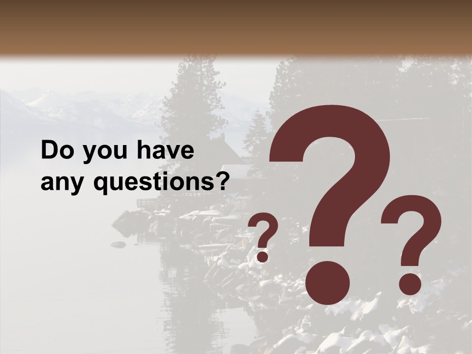 Shore Trail Resort PowerPoint Template