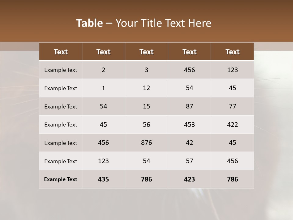 Panic Cat Isolated PowerPoint Template