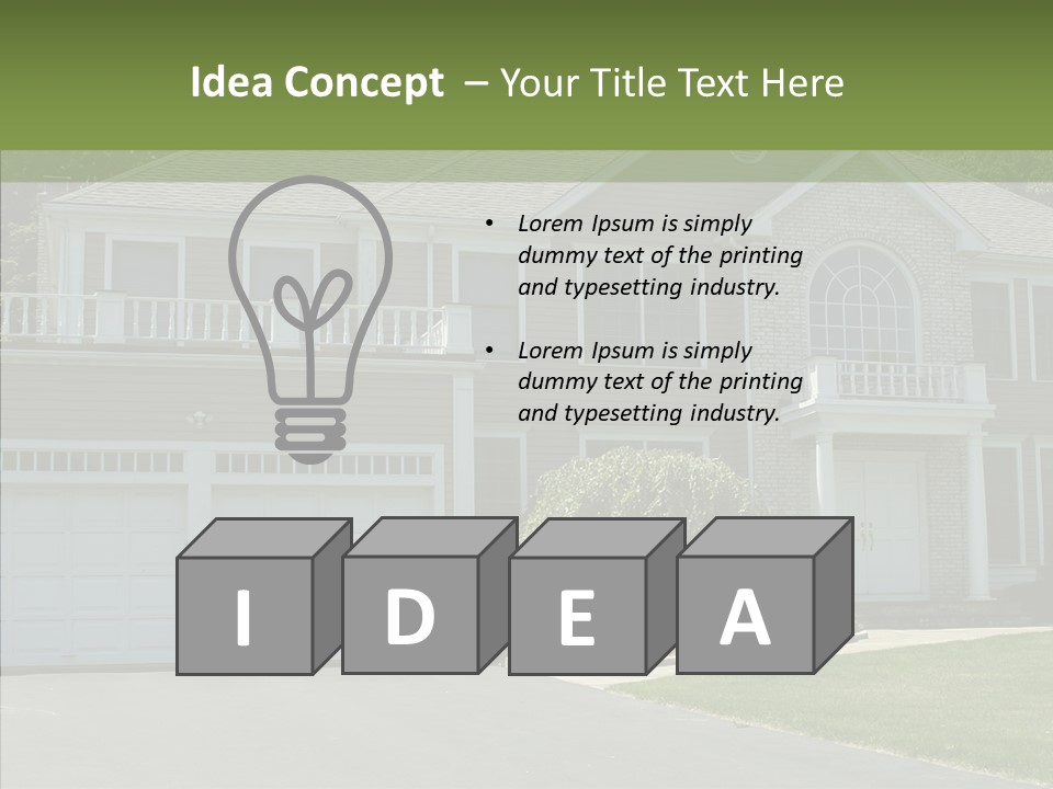 Figure Chair Board PowerPoint Template