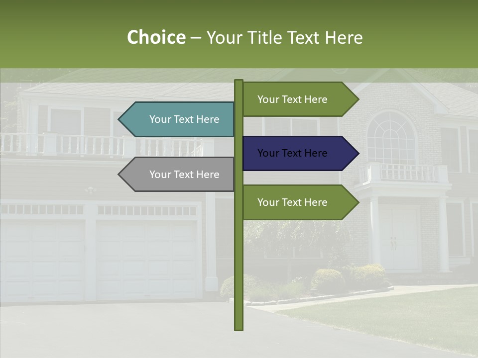 Figure Chair Board PowerPoint Template
