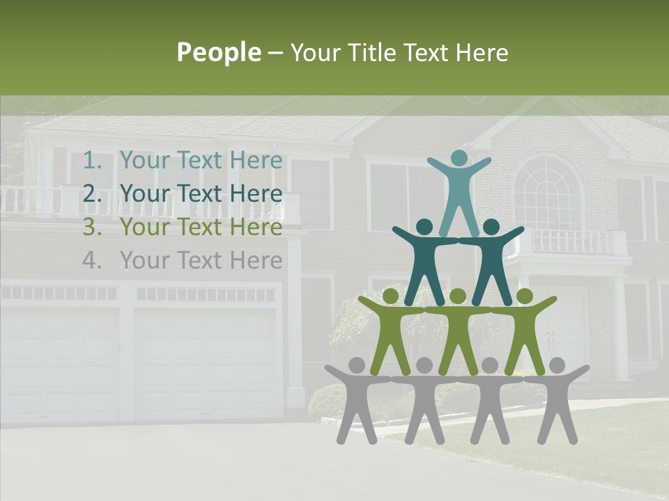 Figure Chair Board PowerPoint Template