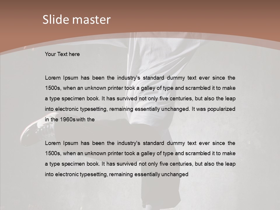 Clothing Elegance Man PowerPoint Template