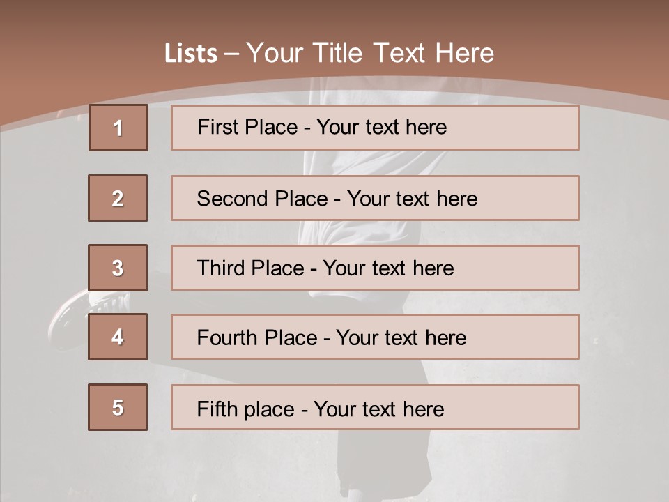 Clothing Elegance Man PowerPoint Template