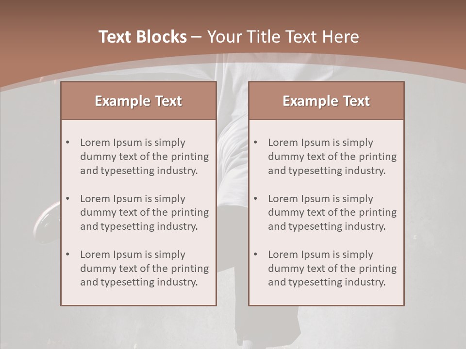 Clothing Elegance Man PowerPoint Template