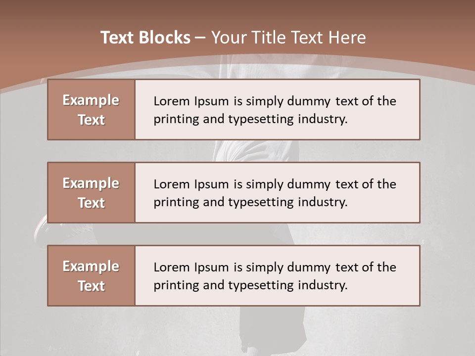 Clothing Elegance Man PowerPoint Template