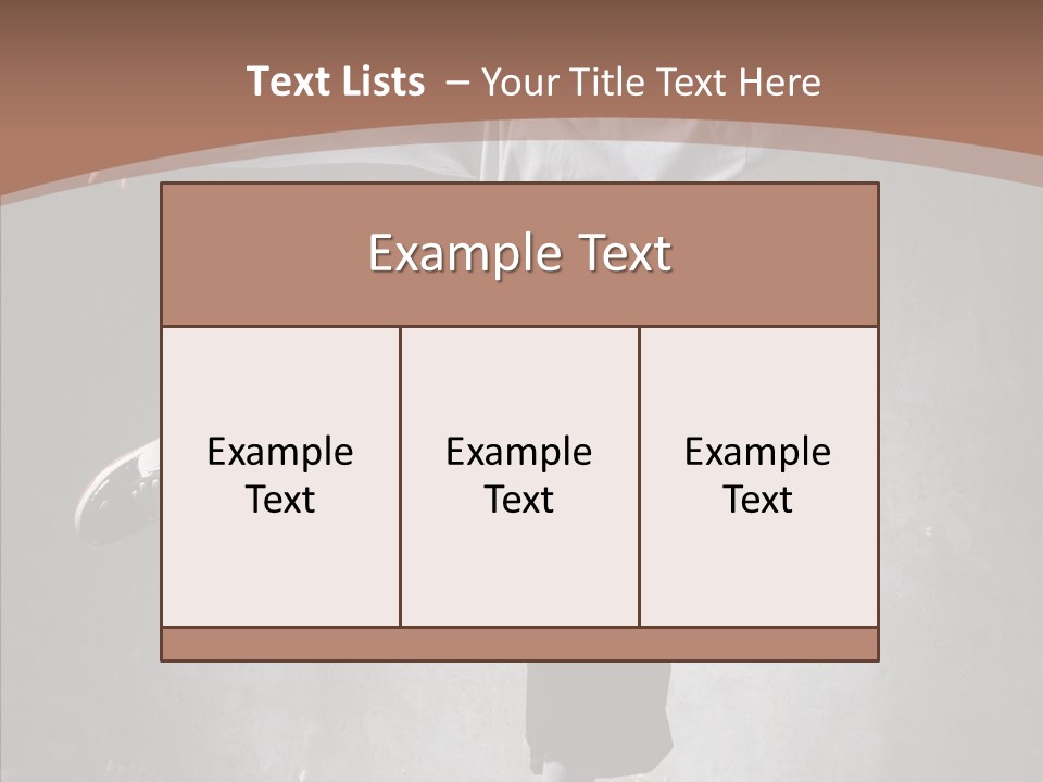 Clothing Elegance Man PowerPoint Template