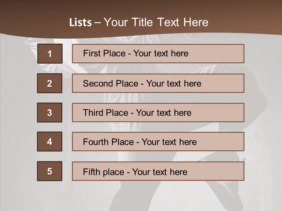 Casual Skill Clothing PowerPoint Template
