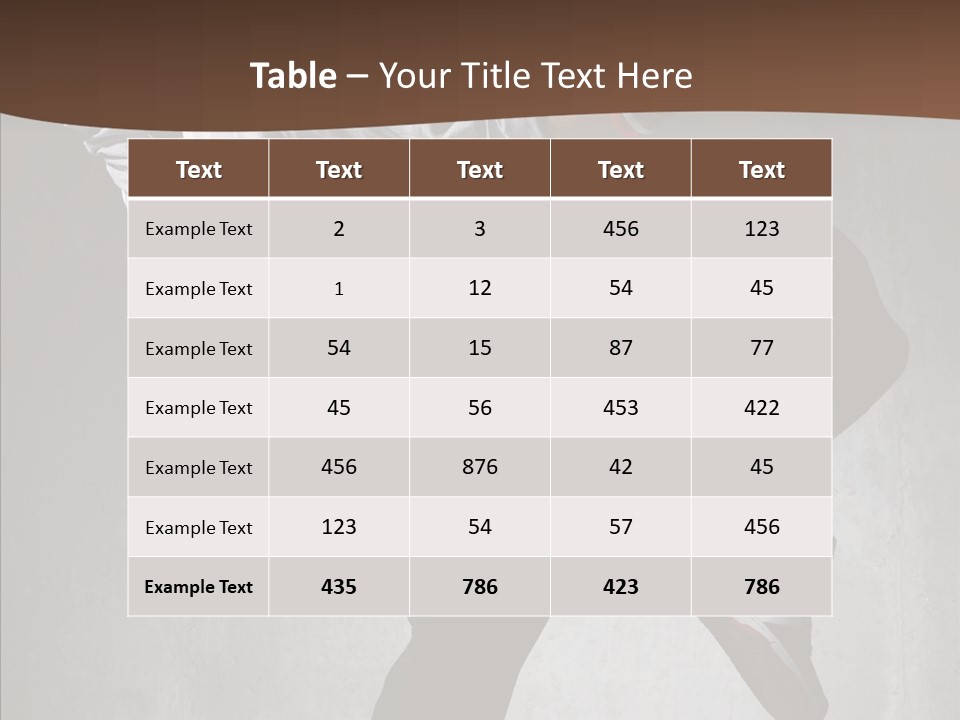 Casual Skill Clothing PowerPoint Template