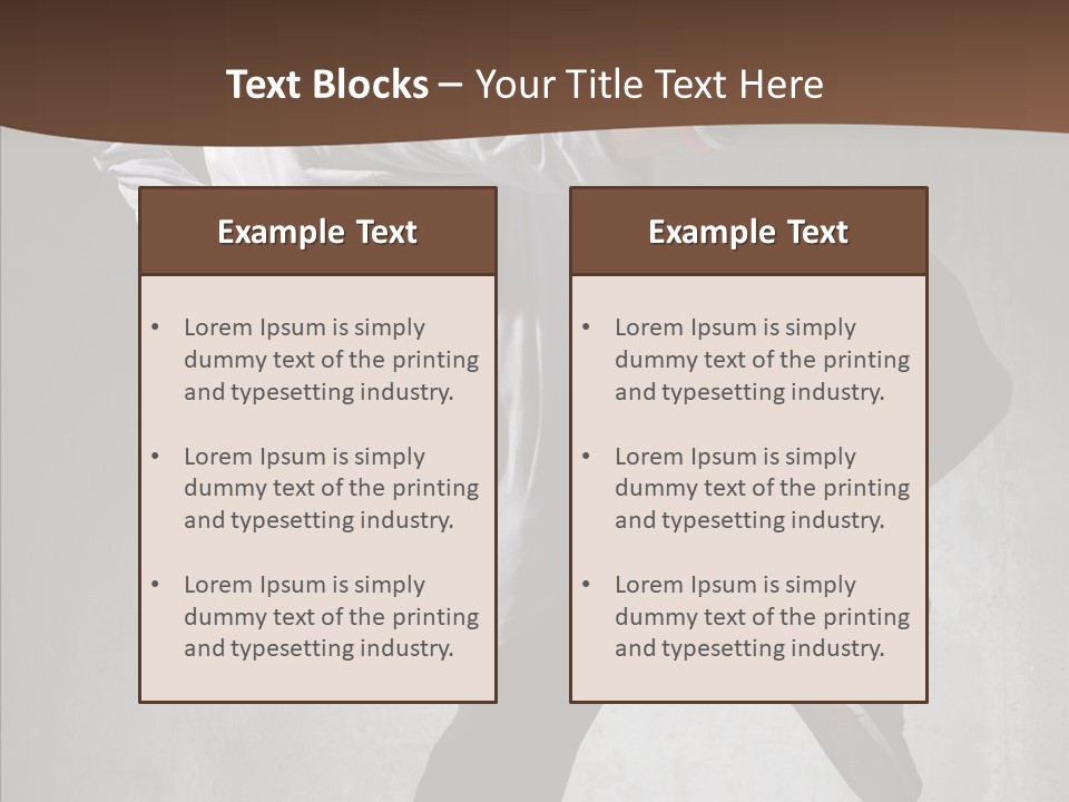 Casual Skill Clothing PowerPoint Template