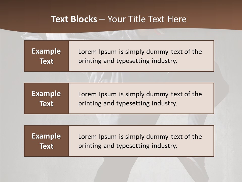 Casual Skill Clothing PowerPoint Template