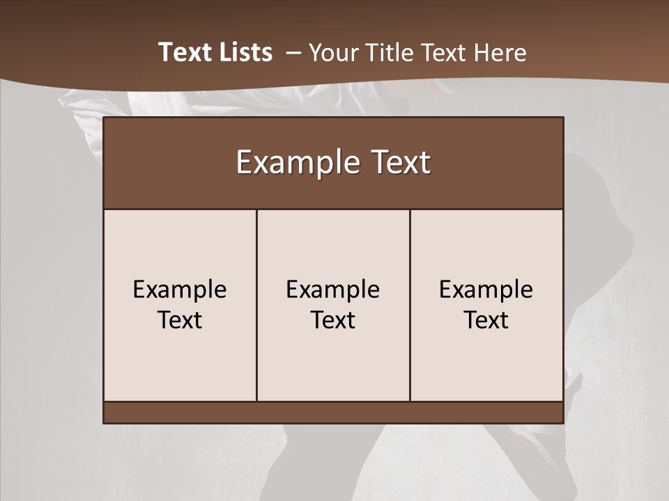 Casual Skill Clothing PowerPoint Template