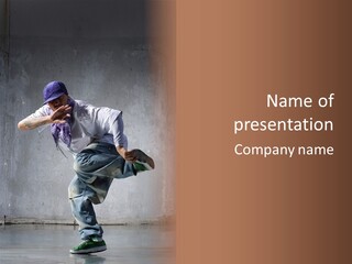 Stunt Activity Gangsta PowerPoint Template