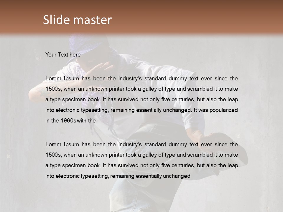 Stunt Activity Gangsta PowerPoint Template