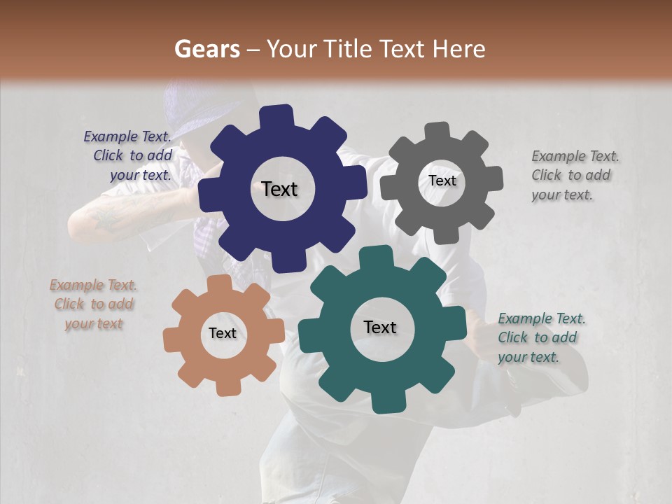 Stunt Activity Gangsta PowerPoint Template