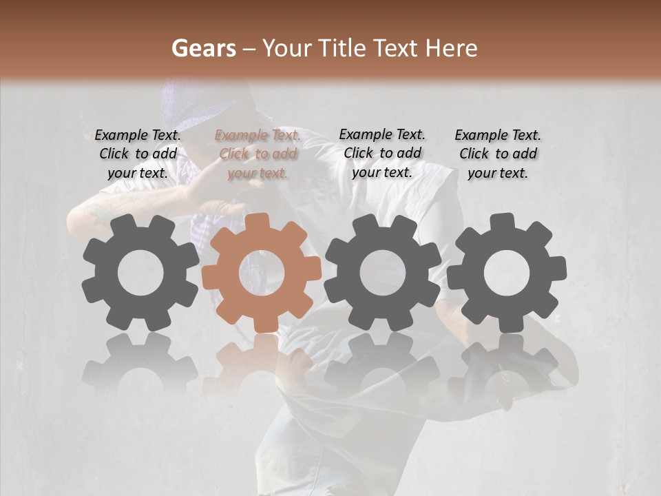 Stunt Activity Gangsta PowerPoint Template