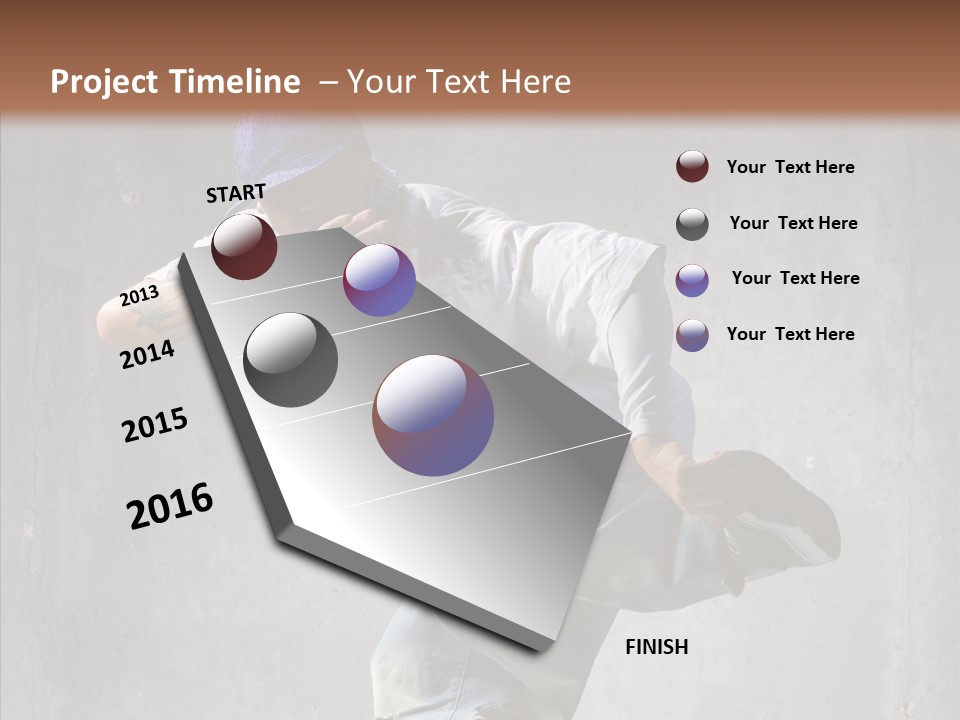 Stunt Activity Gangsta PowerPoint Template