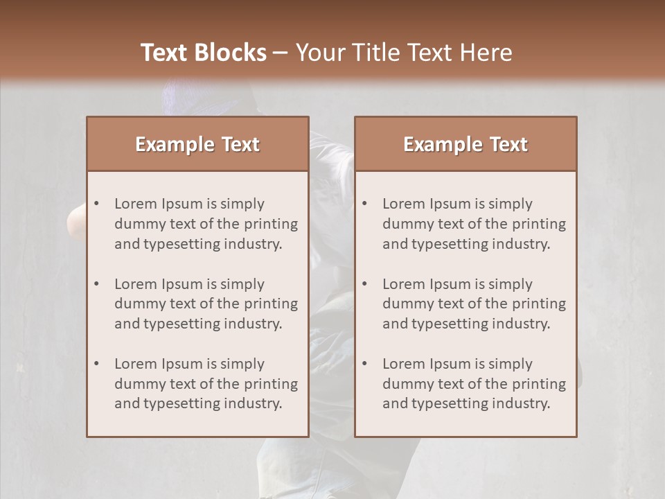 Stunt Activity Gangsta PowerPoint Template