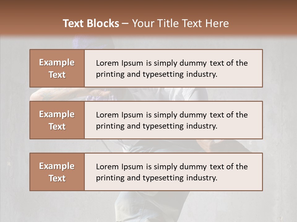 Stunt Activity Gangsta PowerPoint Template