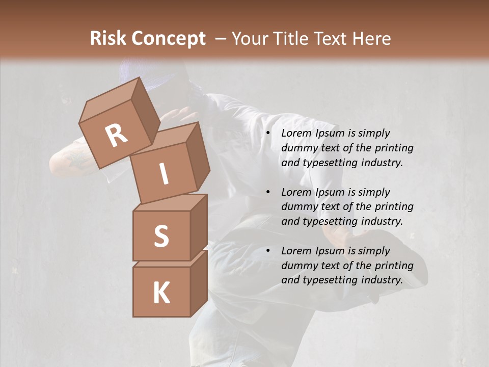 Stunt Activity Gangsta PowerPoint Template