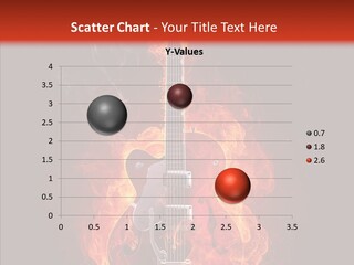 Guitar Sound Flame PowerPoint Template